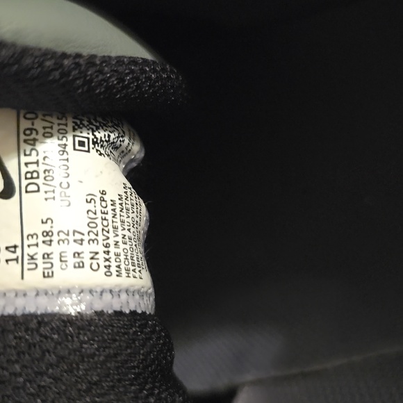 Nike Air Structure Triax 91 Black Smoke Grey White Mens Size 14 - Picture 6 of 6